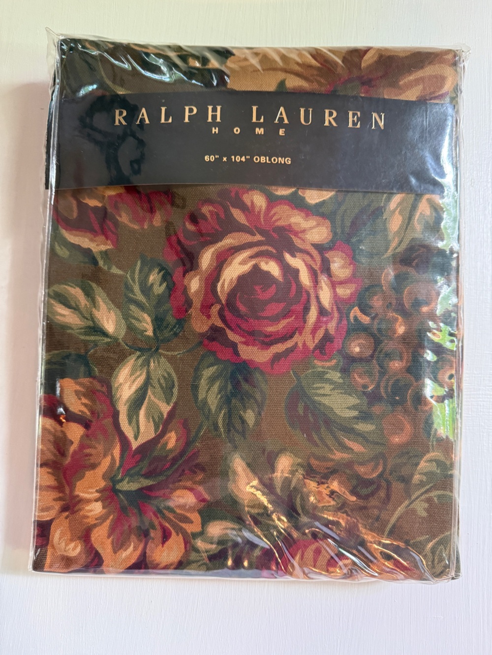 RALPH LAUREN Home Tablecloth 60x104 Oblong Balmoral Floral + 8 Napkins - Picture 2 of 5